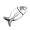 Pendant. Fashion Zinc Alloy jewelry findings. Animal 19x8.5mm. Sold by KG
