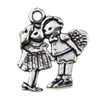 Pendant. Fashion Zinc Alloy jewelry findings.15x12mm. Sold by KG
