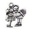 Pendant. Fashion Zinc Alloy jewelry findings.15x12mm. Sold by KG