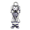 Pendant. Fashion Zinc Alloy jewelry findings. Girl 16x5mm. Sold by KG
