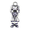 Pendant. Fashion Zinc Alloy jewelry findings. Girl 16x5mm. Sold by KG