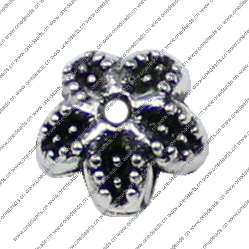 Beads Caps. Fashion Zinc Alloy Jewelry Findings. 9x9mm Hole size:2mm. Sold by KG