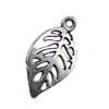 Pendant. Fashion Zinc Alloy jewelry findings. Leaf 23x13mm. Sold by KG
