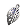 Pendant. Fashion Zinc Alloy jewelry findings. Leaf 23x13mm. Sold by KG