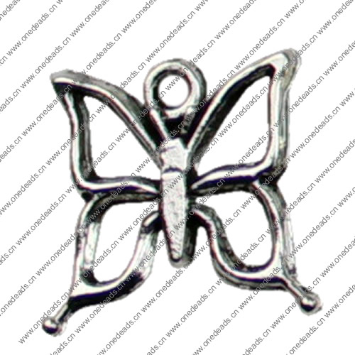 Pendant. Fashion Zinc Alloy jewelry findings. Animal 18x16mm. Sold by KG