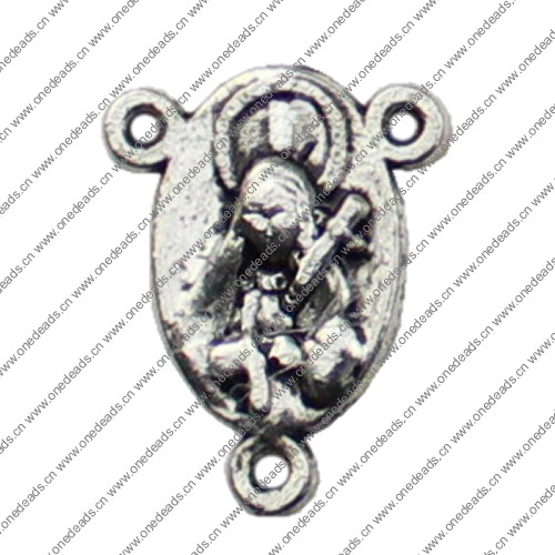 Connector. Fashion Zinc Alloy Jewelry Findings. 18x13mm. Sold by KG  