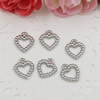 Pendant. Fashion Zinc Alloy jewelry findings.Heart 14x12mm. Sold by KG