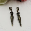 Pendant. Fashion Zinc Alloy jewelry findings. Umbrella 35x6mm. Sold by KG
