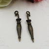 Pendant. Fashion Zinc Alloy jewelry findings. Umbrella 35x6mm. Sold by KG