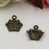 Pendant. Fashion Zinc Alloy jewelry findings. Crown 13x13mm. Sold by KG
