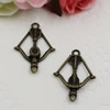 Pendant. Fashion Zinc Alloy jewelry findings. Sword 34x25mm. Sold by KG
