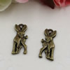 Pendant. Fashion Zinc Alloy jewelry findings. Animal 19x9mm. Sold by KG
