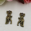 Pendant. Fashion Zinc Alloy jewelry findings. Animal 19x9mm. Sold by KG