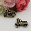 Pendant. Fashion Zinc Alloy jewelry findings. Motor van 22x18mm. Sold by KG