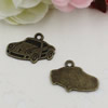 Pendant. Fashion Zinc Alloy jewelry findings. Motor vehicle 21x14mm. Sold by KG