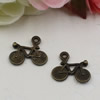 Pendant. Fashion Zinc Alloy jewelry findings. Bicycle 16x14mm. Sold by KG

