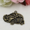 Pendant. Fashion Zinc Alloy jewelry findings. Motor vehicle 38x27mm. Sold by KG

