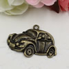 Pendant. Fashion Zinc Alloy jewelry findings. Motor vehicle 38x27mm. Sold by KG