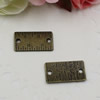 Connector. Fashion Zinc Alloy Jewelry Findings. Ruler 21x12mm. Sold by KG  