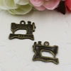 Pendant. Fashion Zinc Alloy jewelry findings. Sewing machine 18x20mm. Sold by KG
