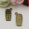 Pendant. Fashion Zinc Alloy jewelry findings. Handset 22x11mm. Sold by KG
