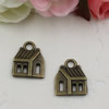 Pendant. Fashion Zinc Alloy jewelry findings. Building 18x14mm. Sold by KG
