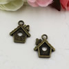 Pendant. Fashion Zinc Alloy jewelry findings. Building 17x15mm. Sold by KG
