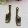 Pendant. Fashion Zinc Alloy jewelry findings.Comb 39x10mm. Sold by KG
