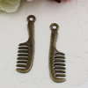 Pendant. Fashion Zinc Alloy jewelry findings.Comb 39x10mm. Sold by KG