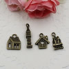 Pendant. Mixed Styles Bronze Color Fashion Zinc Alloy jewelry findings.18-36mm. Sold by KG