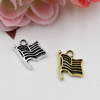 Pendant. Fashion Zinc Alloy jewelry findings. Flag 13x9mm. Sold by PC
