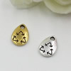 Pendant. Fashion Zinc Alloy jewelry findings. Drop 10x7mm. Sold by PC