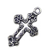 Pendant. Fashion Zinc Alloy jewelry findings. Cross 25x16mm. Sold by KG