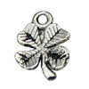 Pendant. Fashion Zinc Alloy jewelry findings. Leaf 9x15mm. Sold by KG
