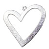 Pendant. Fashion Zinc Alloy jewelry findings. Heart 50x48.5mm. Sold by KG
