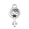 Pendant. Fashion Zinc Alloy jewelry findings. 23x21mm. Sold by KG
