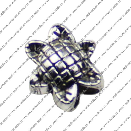 Europenan style Beads. Fashion jewelry findings.13x13mm, Hole size:5mm. Sold by KG