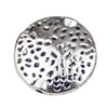 Beads. Fashion Zinc Alloy jewelry findings. 19x19mm. Hole size:2mm. Sold by KG