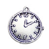 Pendant. Fashion Zinc Alloy jewelry findings. Clocks and watches 24x26mm. Sold by KG