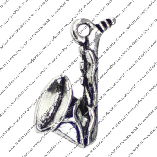 Pendant. Fashion Zinc Alloy jewelry findings.21x10mm. Sold by KG