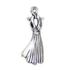 Pendant. Fashion Zinc Alloy jewelry findings. Clothing 25x10mm. Sold by KG
