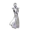 Pendant. Fashion Zinc Alloy jewelry findings. Clothing 25x10mm. Sold by KG