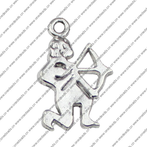 Pendant. Fashion Zinc Alloy jewelry findings. People 25x16mm. Sold by KG