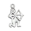 Pendant. Fashion Zinc Alloy jewelry findings. People 25x16mm. Sold by KG
