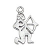 Pendant. Fashion Zinc Alloy jewelry findings. People 25x16mm. Sold by KG