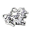 Pendant. Fashion Zinc Alloy jewelry findings. Animal 29x27mm. Sold by KG