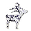 Pendant. Fashion Zinc Alloy jewelry findings. Animal 26x23mm. Sold by KG
