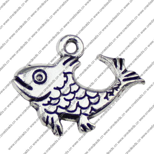 Pendant. Fashion Zinc Alloy jewelry findings. Animal 25x19mm. Sold by KG