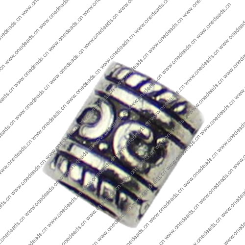 Europenan style Beads. Fashion jewelry findings. 9x7mm, Hole size:5mm. Sold by KG