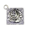 Pendant. Fashion Zinc Alloy jewelry findings.39x33mm. Sold by KG
